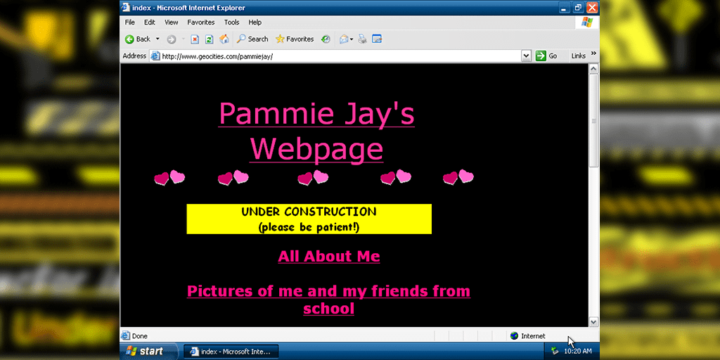 Pammie Jay's Webpage (geocities)